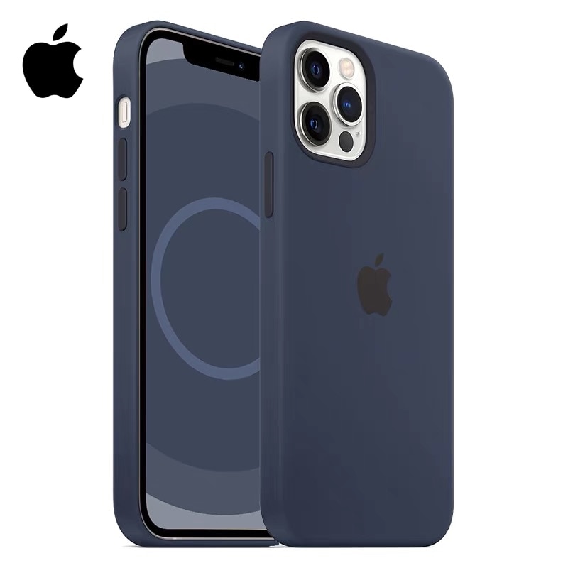 Ốp Lưng Silicone Có Nhẫn Đỡ Từ Tính Cho Iphone 11 Pro Max 12 Pro Max 12 Mini