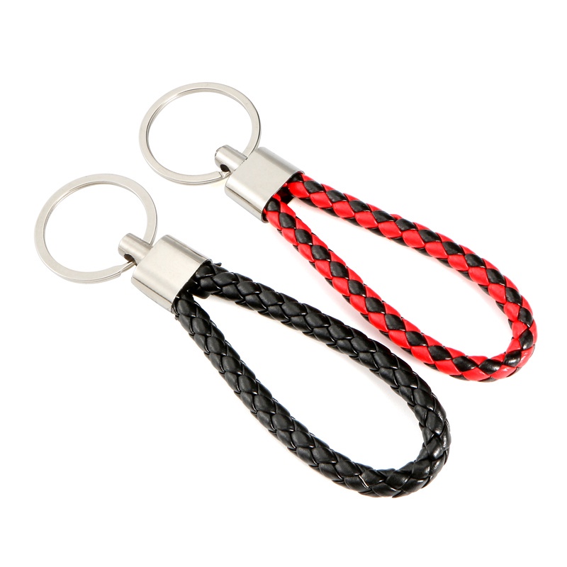Móc Khóa Số Điện Thoại Gắn Chìa Khóa Xe Ô Tô Chống Thất Lạc Dây Bằng Da Nhiều Màu