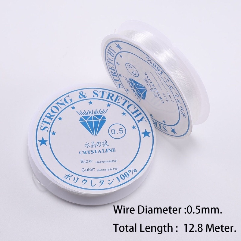 Cuộn chỉ co giãn 0.5-1.0mm dùng làm đồ trang sức