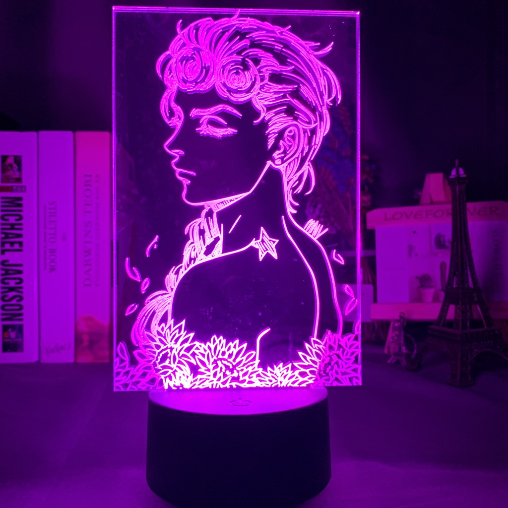 Đèn Led 3d Cảm Ứng Hình Jojo 's Bizarre Adventure