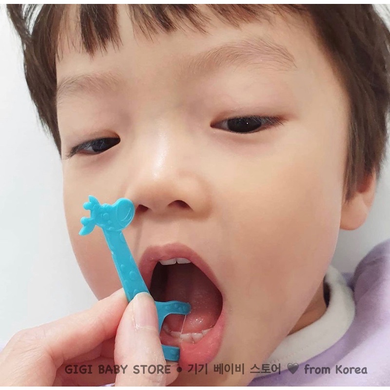 Tăm Chỉ Nha Khoa Trẻ Em Yecomom Hàn Quốc mỏng mềm 400D chống sâu răng
