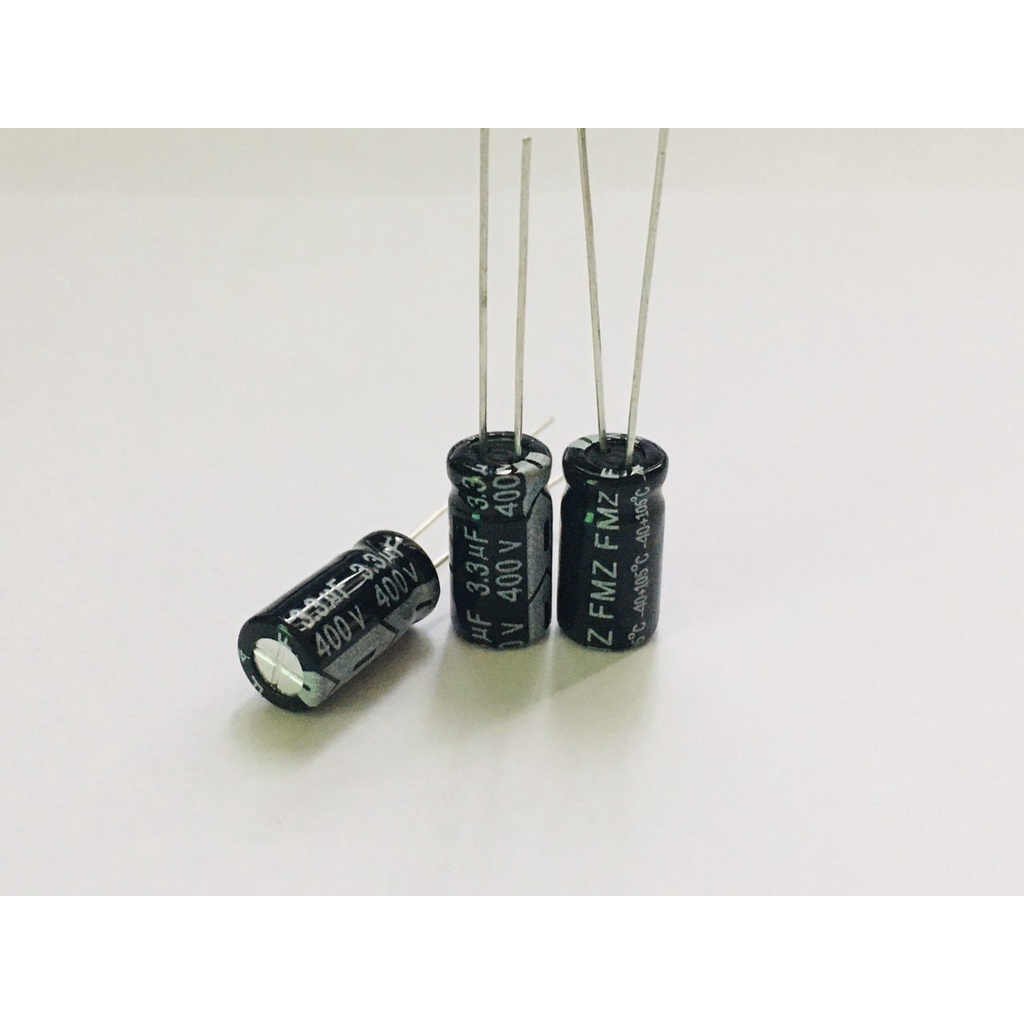 Bộ 10 con Tụ 3.3uF 400V 6x12mm