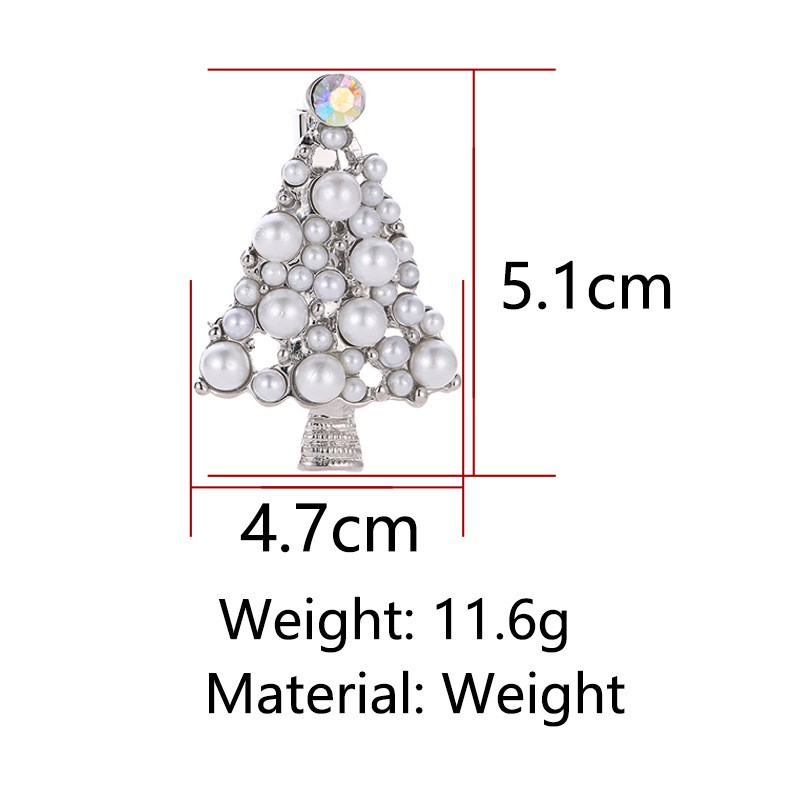 A unique Christmas tree pin