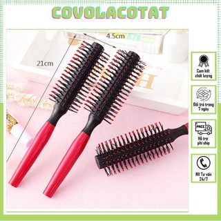 💛FREESHIP XTRA💛 Lược tròn lô cuốn tạo kiểu đa năng dập phồng vuốt keo cho gỡ tóc rối