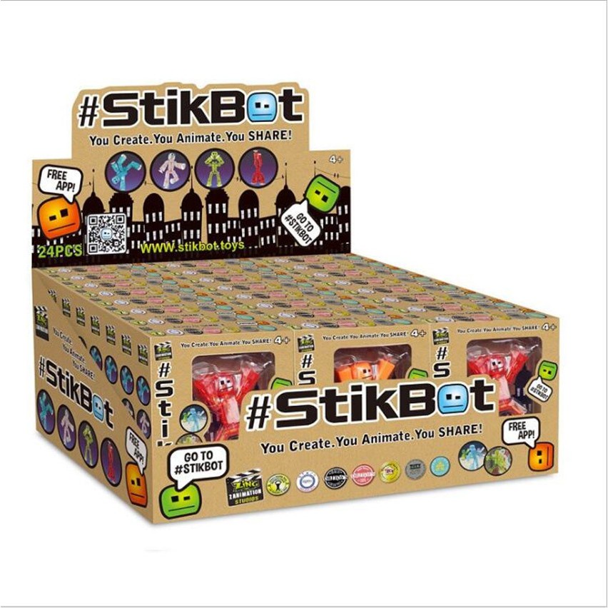 Đồ chơi búp bê nhân vật Stikbot ngộ nghĩnh