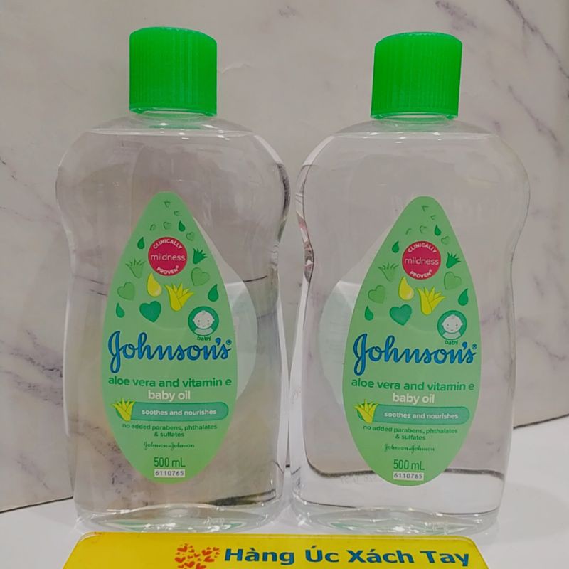 Dầu Dưỡng Johnson Baby Oil 500ml chuẩn Úc [Air 100%]