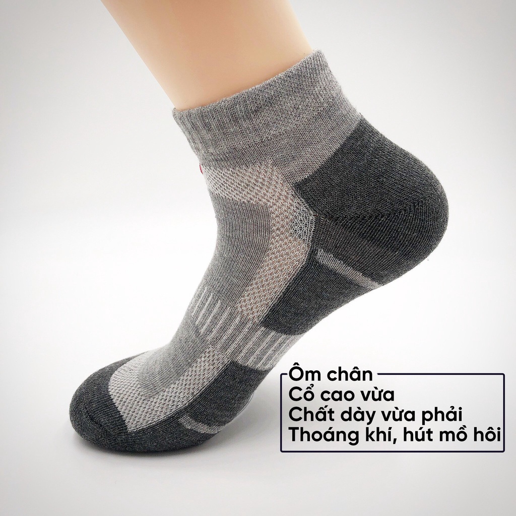 Tất vớ nam công sở, tất cổ ngắn nam chất vải dày co giãn bốn chiều - Sope Shop
