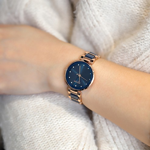 Đồng hồ nữ dây thép và Ceramic Julius JA-1209 [Julius Official]