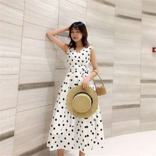 VÁY MAXI CHẤM BI NỮ CỰC XINH