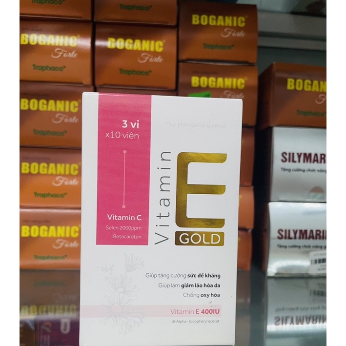 Vitamin E Gold - Lưu giữ tuổi thanh xuân ( Hộp 30 viên )