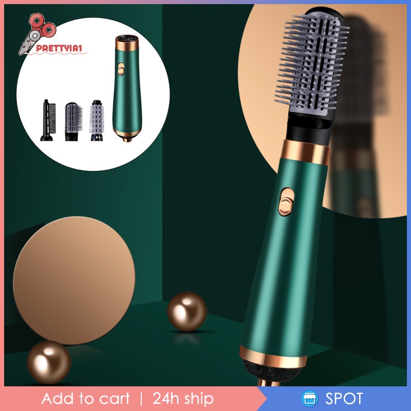 [Prettyia1] Lược Điện Chải Thẳng / Uốn Tóc Wowen