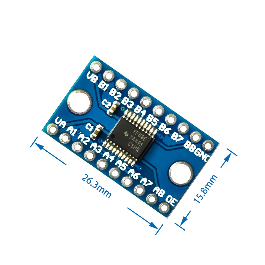 ! 3.3V 5V TXS0108E 8 Channel Logic Level Converter Convert TTL Bi-directional Mutual Convert