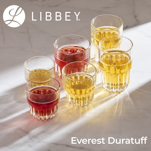 Volcano Ly thủy tinh cường lực cà phê Libbey Everest Duratuff