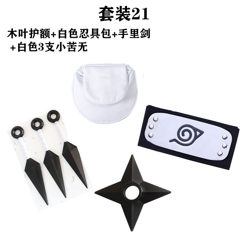 Anime Peripheral Naruto Băng Đô Ninja Vòng Trán Kunai Bộ Mặt Nạ Ninja