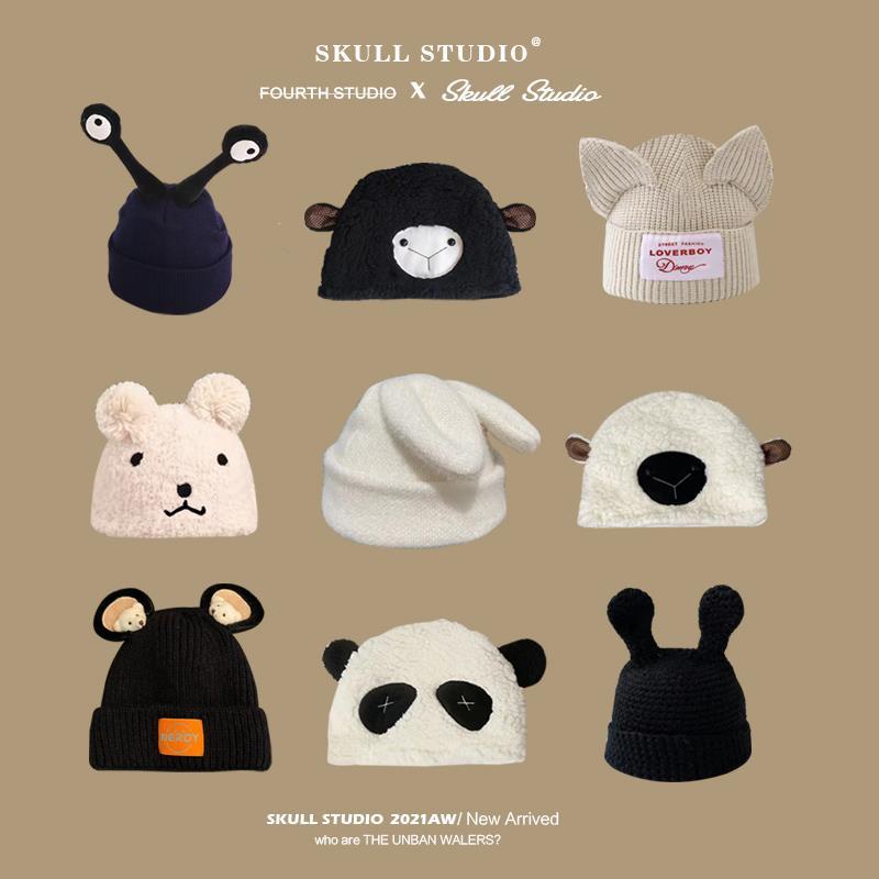 Mũ Len Tai Thỏ Dễ Thương Cho Nữ