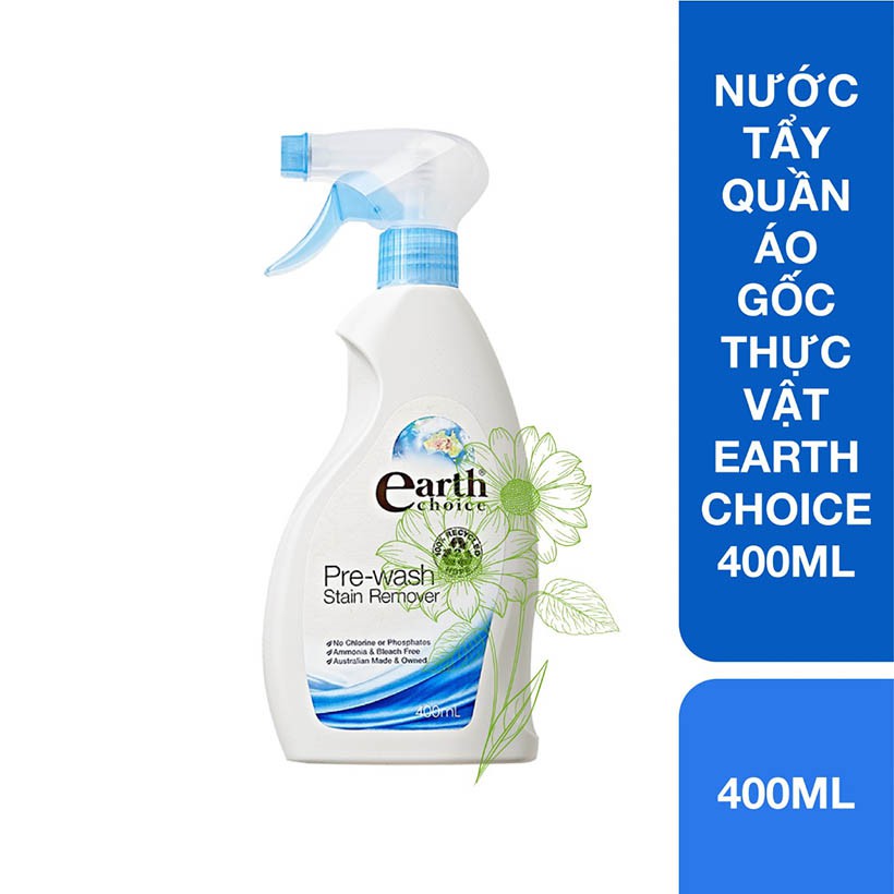 Nước tẩy cao cấp Earth Choice 400ml