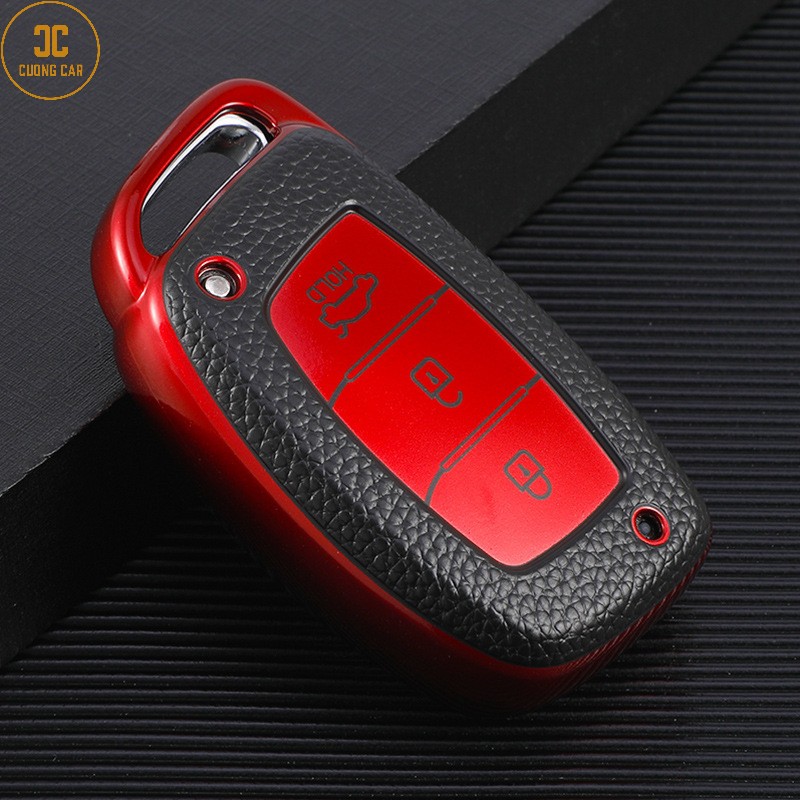 Bộ ốp khóa xe hơi Da Tpu cho xe Hyundai i10, hyundai elantra, hyundai tucson, sonata,...
