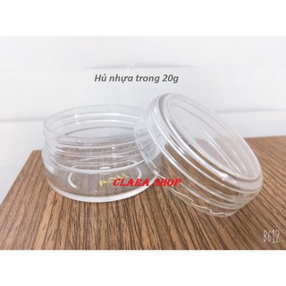 Hủ nhựa trong 20g | Combo 50 hủ