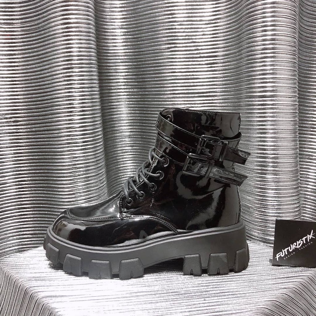 Giày Combat Đế Bằng  Futuristix G081 | BigBuy360 - bigbuy360.vn
