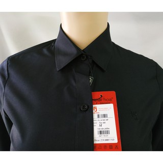 Áo Sơ Mi Thái Hòa  Đen Trơn 047-15