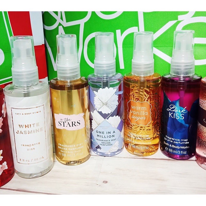 ✈️ Nhiều Mùi | Travel Size 88ml | Xịt Thơm Nước Hoa Toàn Thân Mini Bath & Body Works Fine Fragrance Mist | BigBuy360 - bigbuy360.vn