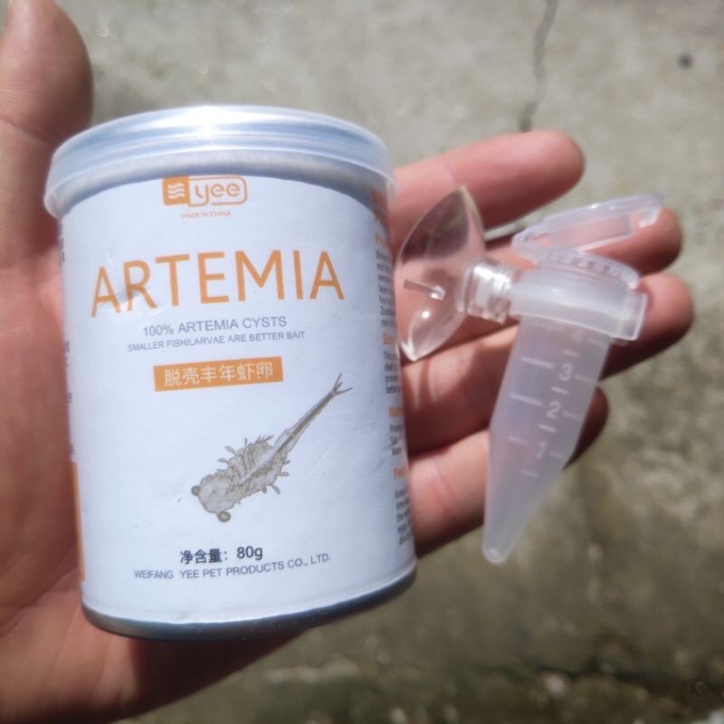 Artemia Sấy Khô 150ml - 80g (kèm ống đựng)