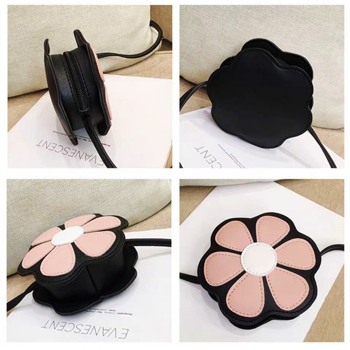 Túi đeo chéo cho bé hình bông hoa 3D xinh xắn BBShine – TX008