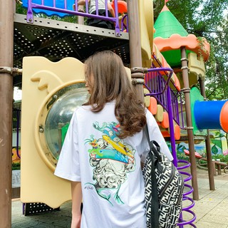 Áo thun unisex PoseidonxOggy chất cotton 4 chiều oversized.