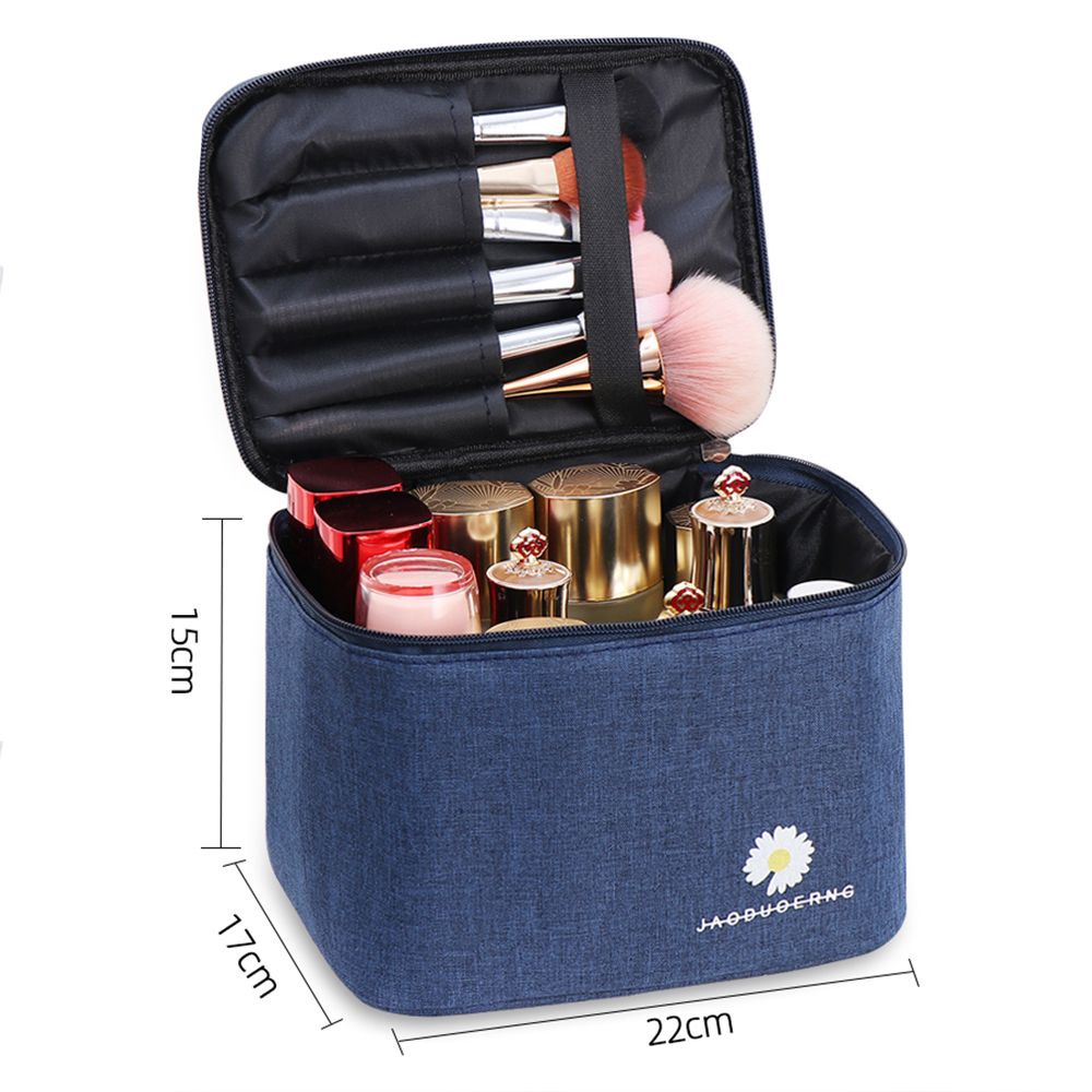 Túi đựng đồ trang điểm nhiều màu sắc có khóa kéo chống thấm nước tiện dụng