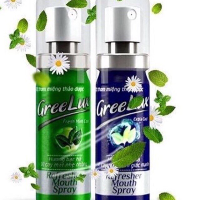 Xịt thơm miệng hương bạc hà GreeLux (12ml)