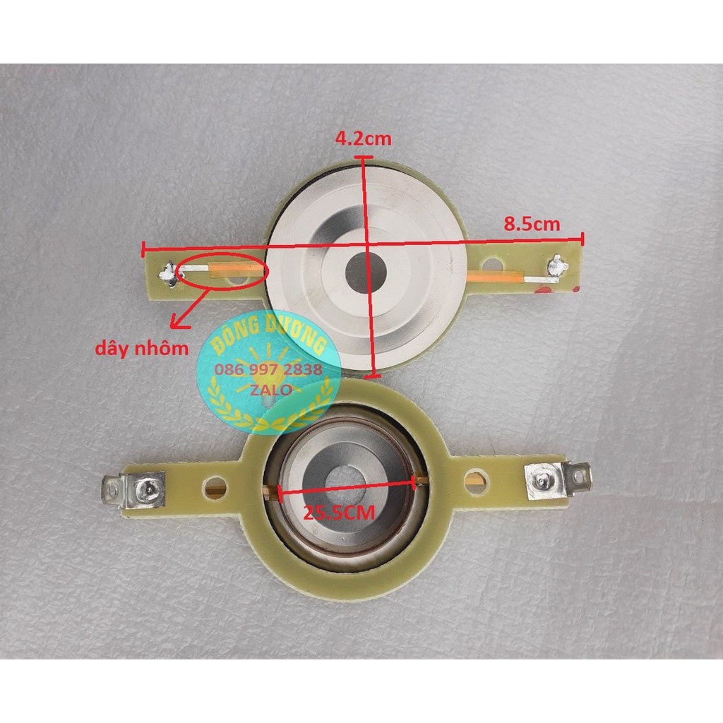 COIL LOA TREBLE 25.5MM - COIL HỞ MÀNG LOẠI DÂY NHÔM SỊN