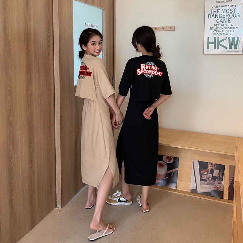 Đầm Tay Ngắn Thiết Kế Xẻ Tà Lưng Cao Thiết Kế Mới Thời Trang Cho Nữ