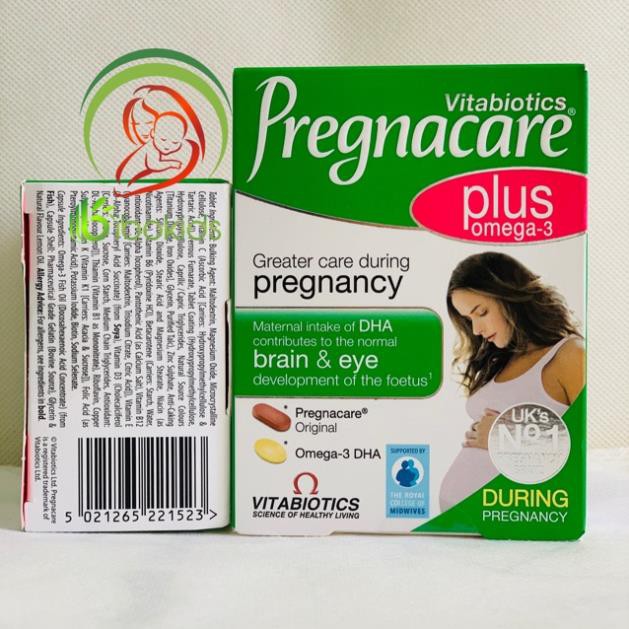 Vitamin Bà Bầu Pregnacare Plus, 56 viên