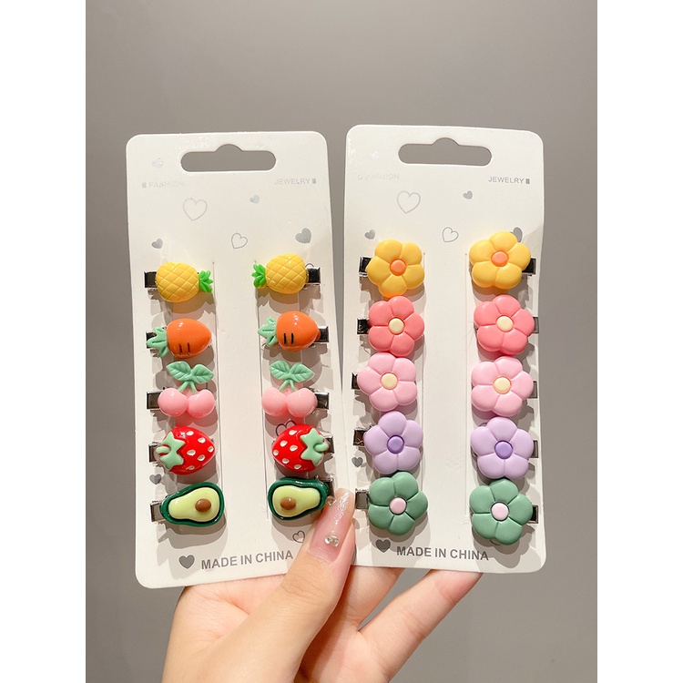 Kẹp Tóc Không Gây Đau Dễ Thương Xinh Xắn Cho Bé Gái