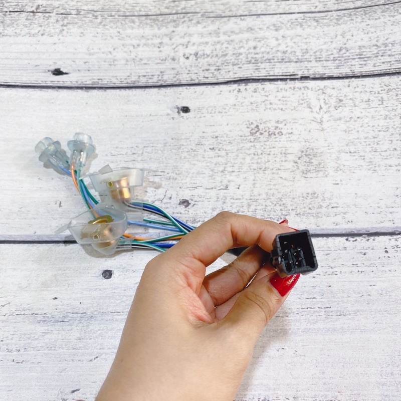 Bộ đuôi đèn, chui đèn trước xe Wave Anpha 2bóng & 1bóng kèm chui xi nhan