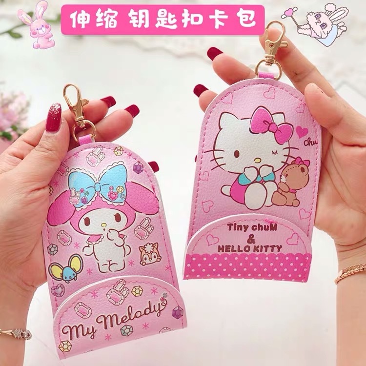 HELLO KITTY DORAEMON Mới Móc Chìa Khóa Có Thể Kéo Dài In Hình Hoạt Hình Dễ Thương