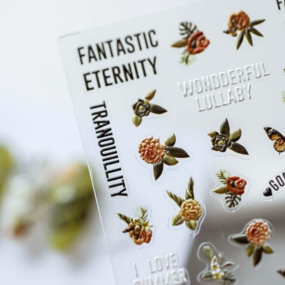 Miếng Dán Trang Trí Móng Tay Họa Tiết Ren Hoa Anh Đào Thời Trang