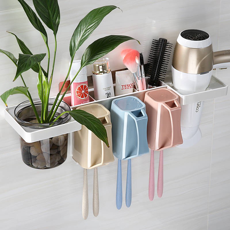 kệ lò vi sóngđời Giá đựng bàn chải đánh răng không thủng giá treo tường | BigBuy360 - bigbuy360.vn