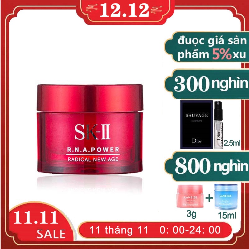 [80g/15g] Kem dưỡng da chống lão hoá SK-II R.N.A. Power Radical New Age Cream 15g/80g🔥Bán chạy🔥