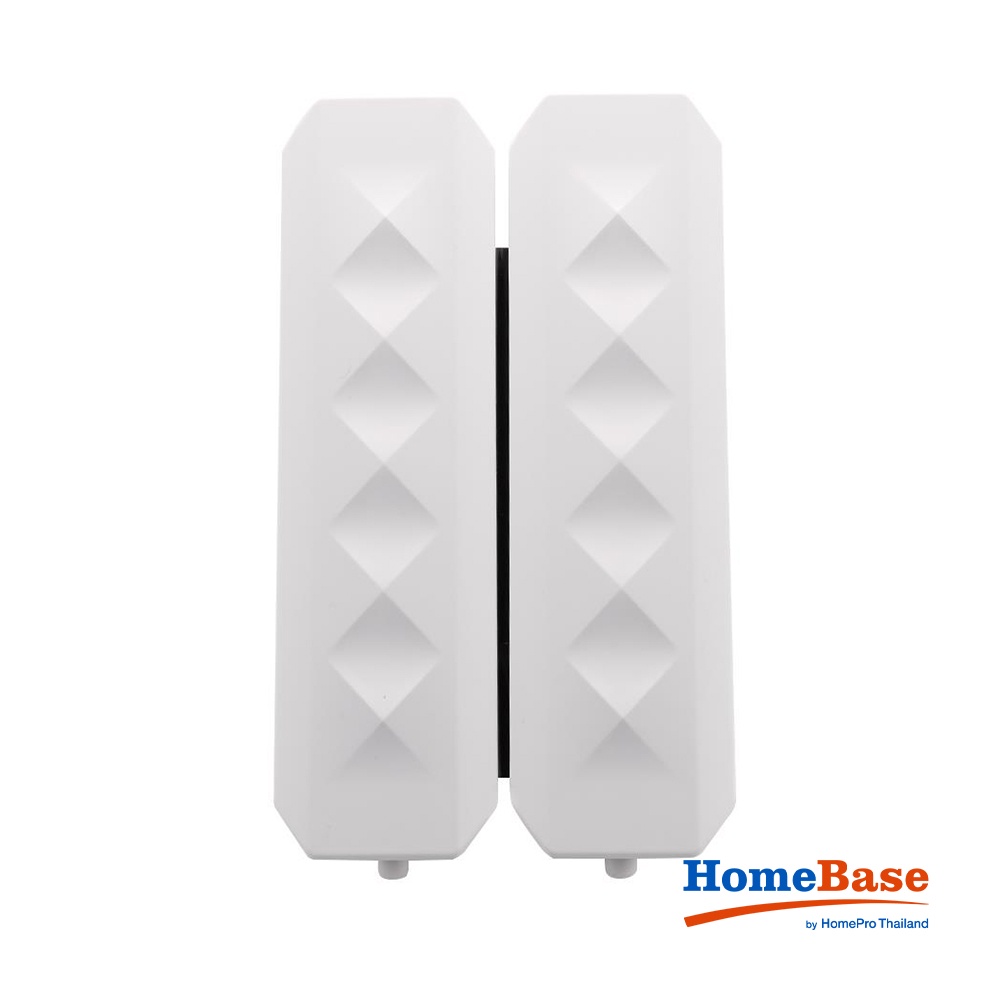Homebase MOYA Bình đựng xà phòng gắn tường 2 ngăn HSD-7016-2 bằng nhựa ABS 23.5X14X7.5CM màu trắng