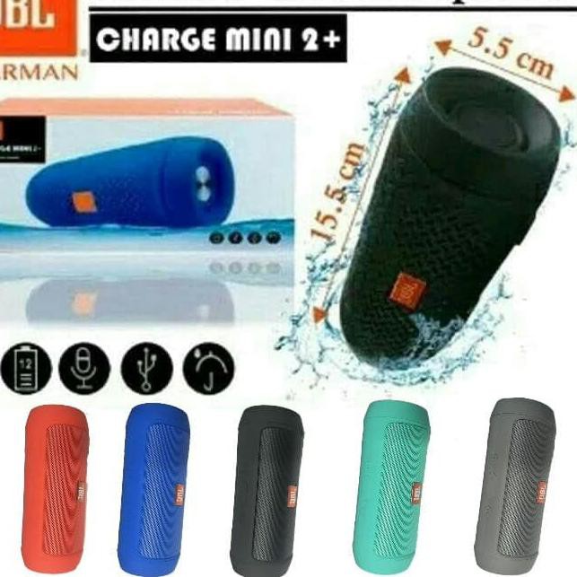 Loa Bluetooth Không Dây Jbl Charge Mini 2 +, 2 Plus Đen