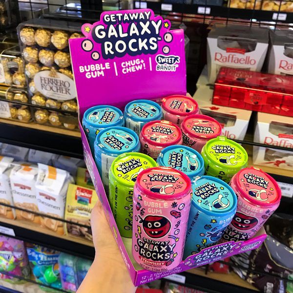 Kẹo gum Kidsmania Galaxy Rocks 60gr (Màu ngẫu nhiên)