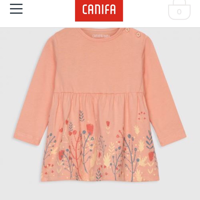 Áo thu canifa bé gái size 12-18