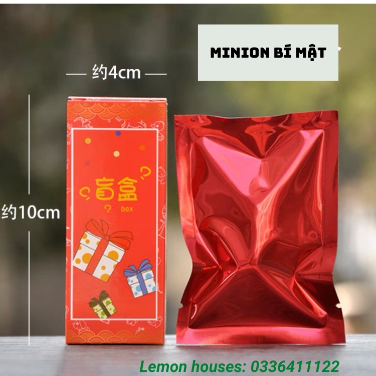Hộp quà Minion siêu đáng yêu kích thước minion 6cm