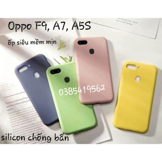 Ốp lưng dẻo màu Cho Oppo F9 Hiệu Kt Desing chống bám bẩn - Nhiều màu