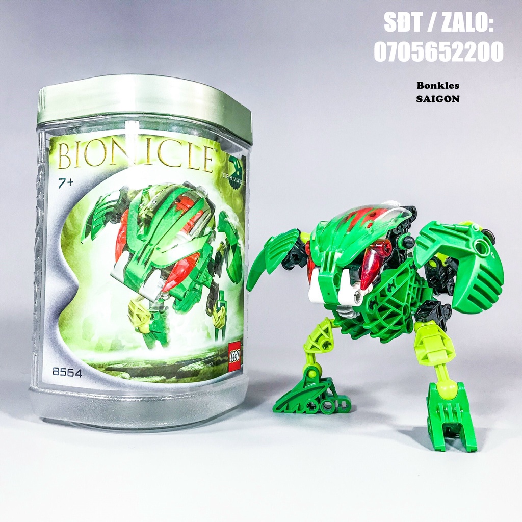 Đồ Chơi Mô Hình Vintage lắp ráp LEGO Bionicle: Bohrok Lehvak 8564 Chính Hãng Đan Mạch (2002)