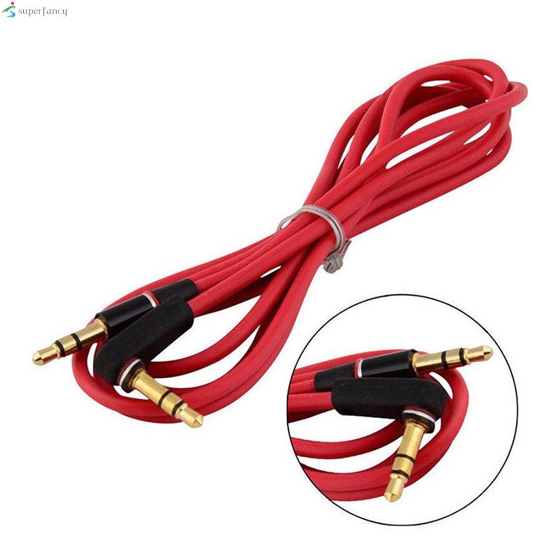 1.2M 3.5mm Jack Plug To Plug Male Cable Audio Lead for Headphone iPod Aux MP3