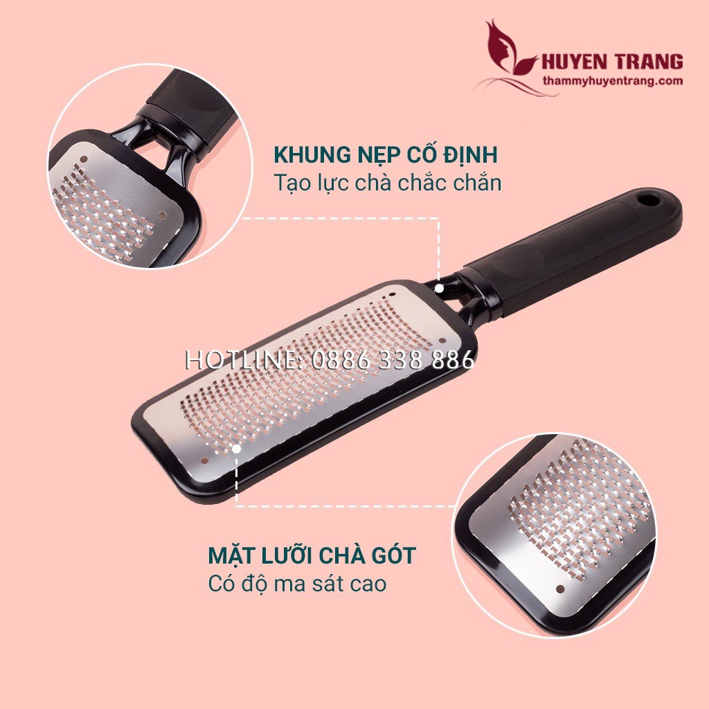 Bàn Chà Gót Chân INOX Dùng Trong Làm Nail Móng - Thẩm Mỹ Huyền Trang NANOCEE NANOCEE