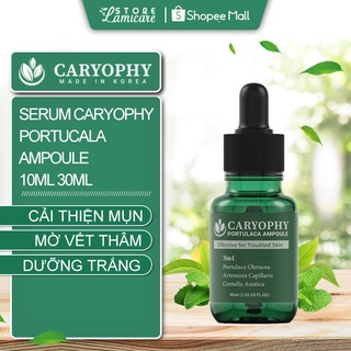 Serum làm sạch mụn mờ thâm dưỡng sáng da caryophy portucala ampoule 10ml - 30ml