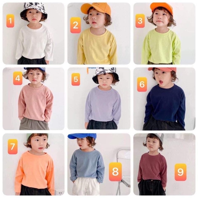 Áo phông dài tay basic